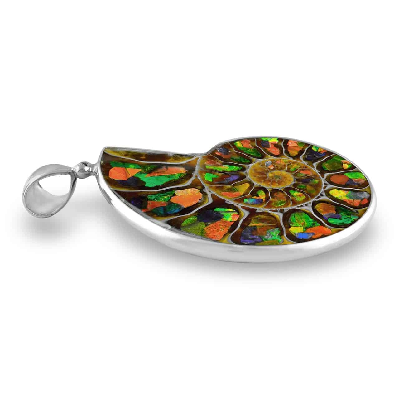 Starborn-Sterling-Silver-Ammonite-with-Ammolite-Inlay-Pendant-B07QWVKJX5-3