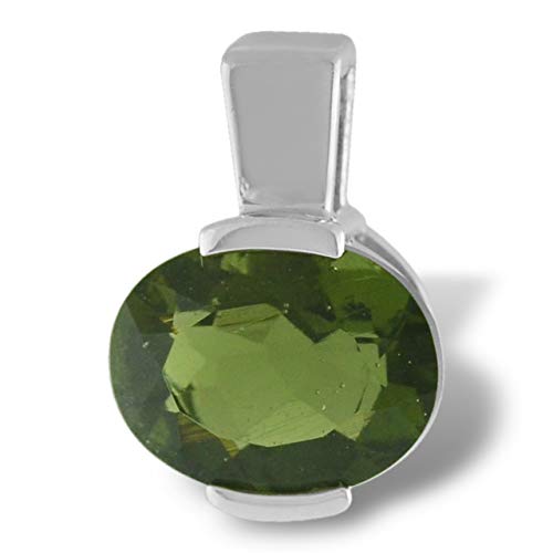 Starborn-Sterling-Silver-Channel-Set-Oval-Shaped-Faceted-Moldavite-Pendant-B071912YTC