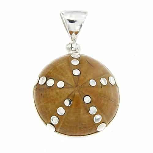 Starborn-Sterling-Silver-Fossil-Sea-Urchin-Studded-Pendant-B075VHQN45