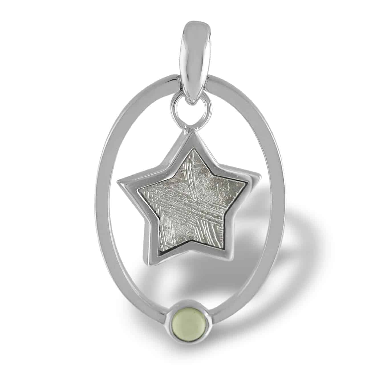 Starborn-Sterling-Silver-Moldavite-and-Muonionalusta-Meteorite-Star-Pendant-B07GL46CXX