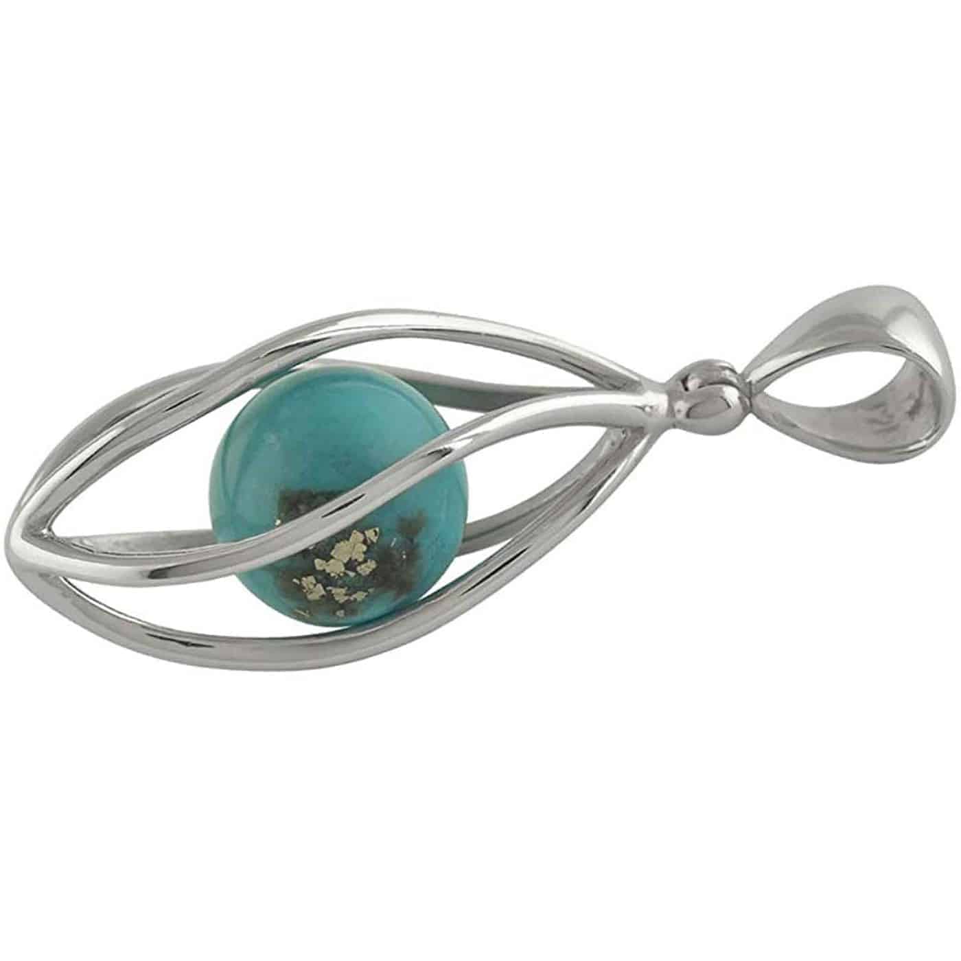 Starborn-Sterling-Silver-Pendant-with-North-American-Turquoise-Sphere-B07T99T1WZ-4