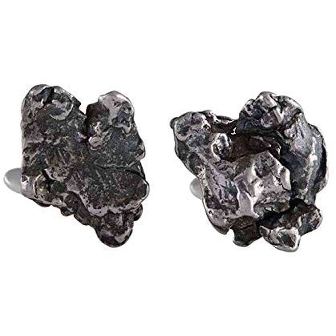 Starborn-Sterling-Silver-and-Genuine-Campo-Del-Cielo-Meteorite-Cufflinks-B07GL59MSM-2