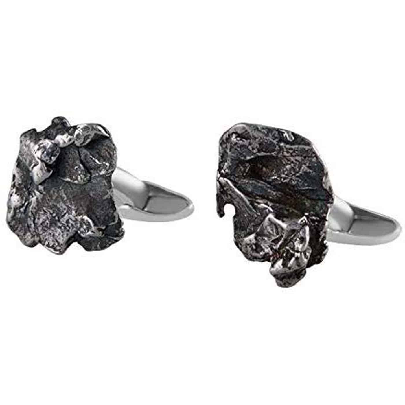 Starborn-Sterling-Silver-and-Genuine-Campo-Del-Cielo-Meteorite-Cufflinks-B07GL59MSM-4