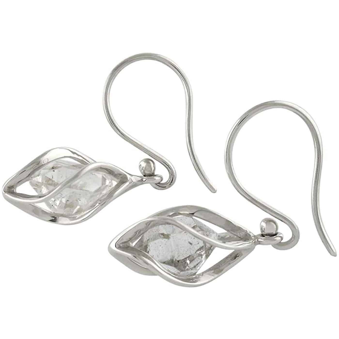 Starborn-Sterling-Silver-cage-set-natural-Herkimer-Diamond-Quartz-Earrings-B00JVZ1JSC-2