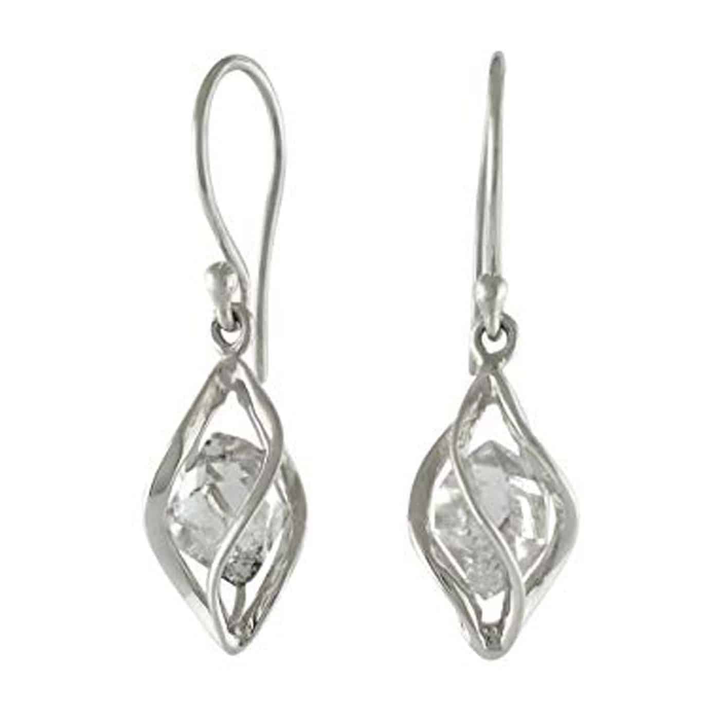 Starborn-Sterling-Silver-cage-set-natural-Herkimer-Diamond-Quartz-Earrings-B00JVZ1JSC