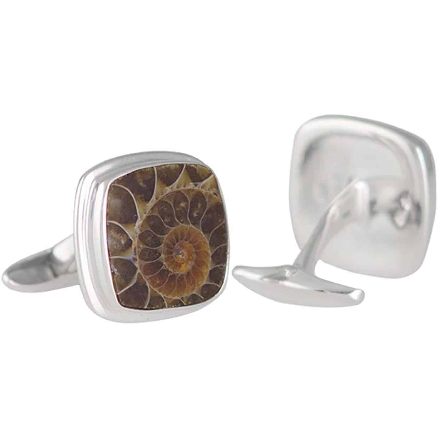 Starborn-Sterling-Silver-cushion-cut-Fossilized-Ammonite-Cuff-Links-B00QU7J7YC-2