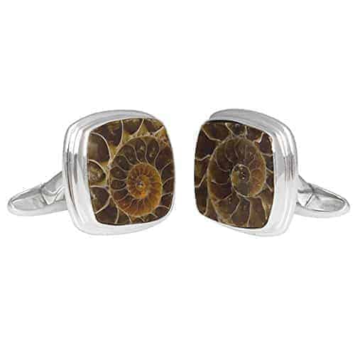 Starborn-Sterling-Silver-cushion-cut-Fossilized-Ammonite-Cuff-Links-B00QU7J7YC